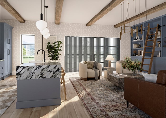 Sabari, Flint Grey - Vertical Blind - Image 7